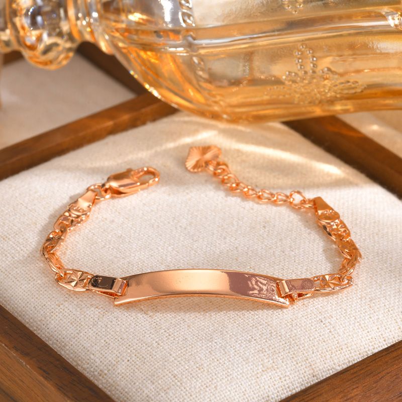 Braccialetti per bambini in rame placcato tinta unita di base_voghion.com
