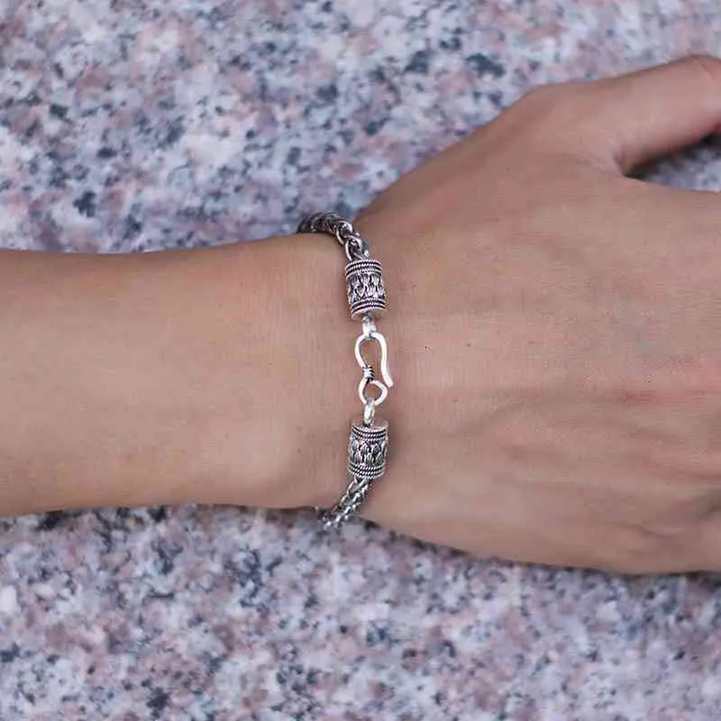 Dodaci Muškarci Keel narukvica Punk Easy Hook K Braclets Muška moda Zmaj Oblik Lotus Buddha Braslet Hip Hop lanac_voghion.com