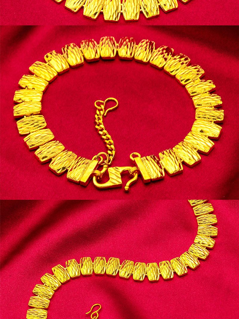Unisex Schmuck Mode S Schnalle Kleines Quadratisches Armband_voghion.com