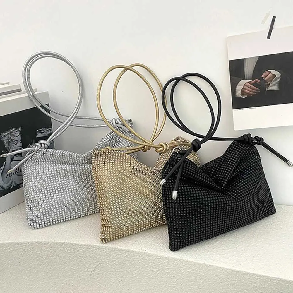 Pochette de soirée tendance Rhie pour femme, sac à main pour dîner, mariage, portefeuille, élégant, sac à bandoulière, sous-vêtements, Y241019_voghion.com