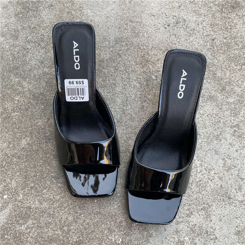 Elegante Sandalen mit hohen Absätzen für Mädchen, Stilettoabsatz, quadratische Zehenpartie, lässige Party-Sommerschuhe für Damen_voghion.com