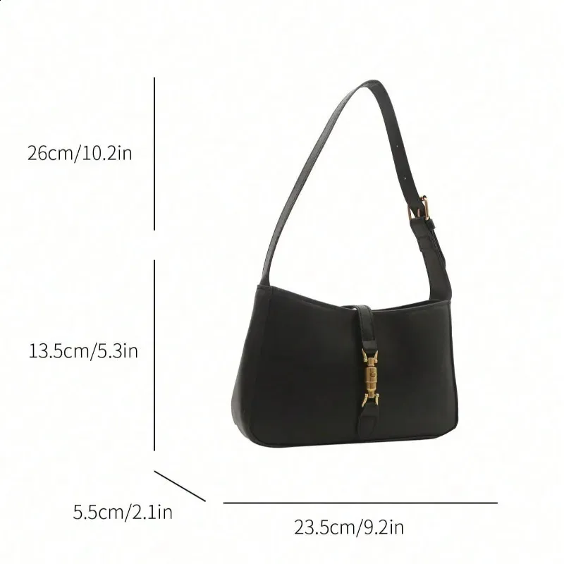 Stylish Women's Shoulder Bag Minimalist Crescent Handbag Travel_voghion.com