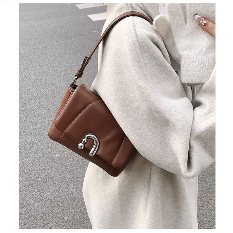 Élégant Blumen-Rolltasche für Damen, neue Mode-Handtasche 2024, einfache kleine quadratische Tasche, vielseitige_voghion.com