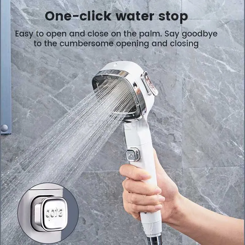 High Pressure Head Saving 4 Modes Filter Adjustable One-Key Stop Water Massage Eco Shower Bathroom AccessoriesCL240710_voghion.com
