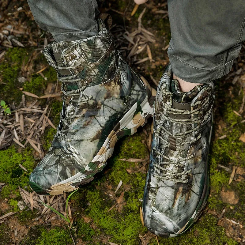 Tactical Hiking Boots For Men Waterproof Camouflage Safety Shoes_voghion.com