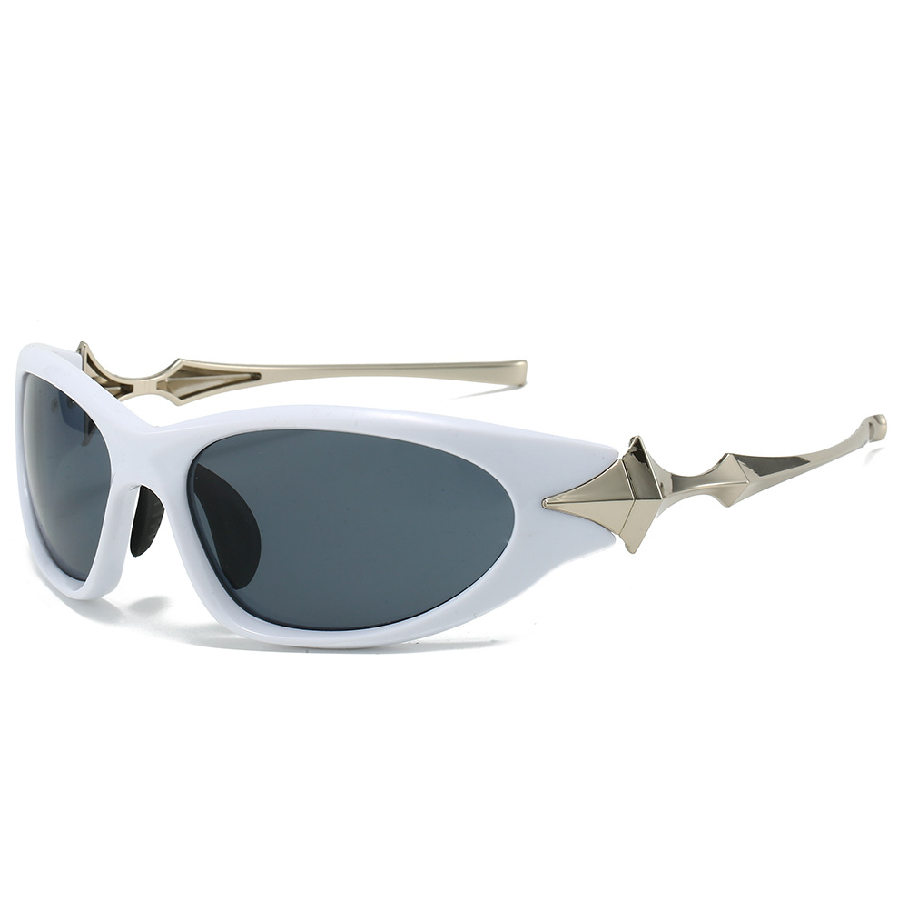 Futuristic Four Corner Star Sunglasses Y2k Cyberpunk Style_voghion.com