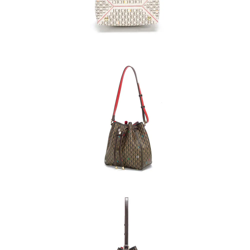 Borsa a secchiello da donna con coulisse, classica, alla moda, tinta unita, nuova, con tracolla, per feste e appuntamenti_voghion.com