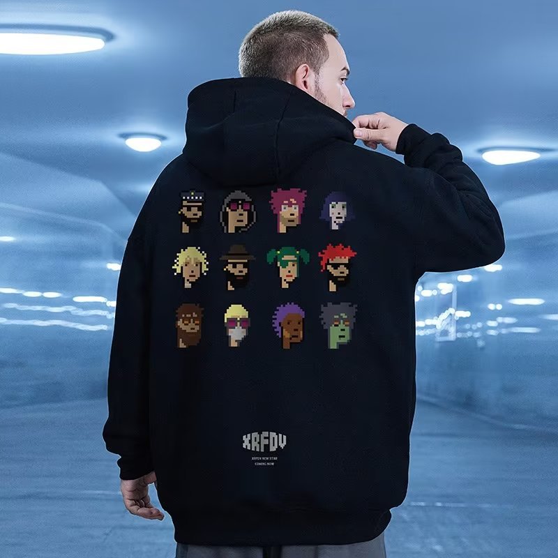 Men's Oversized Plush Hoodie For Autumn And Winter Thickened_voghion.com