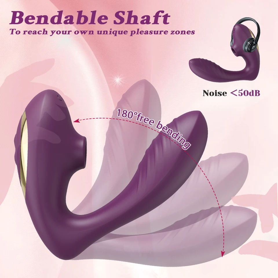 Klitoris Sauger Vibrator G Punkt Stimulator Damen Masturbator_voghion.com