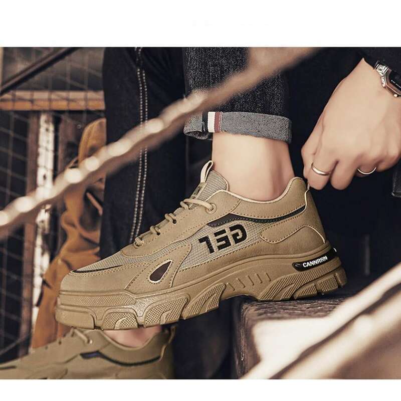 Scarpe casual uomo lavoro sportive traspiranti suola alta comode_voghion.com