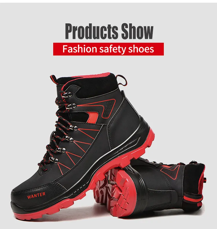 Herrenstiefel, leicht, bequem, Sicherheitsschuhe mit Stahlkappe, Arbeitsschuhe, Herren, unzerstörbare Sicherheitsschuhe_voghion.com