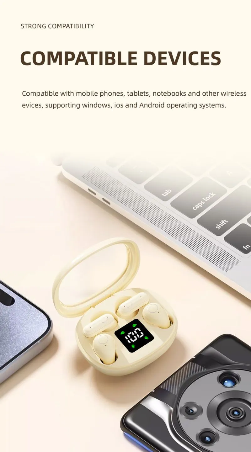 True Wireless Bluetooth Ohrhörer Hifi Stereo Kopfhörer Für Paare_voghion.com