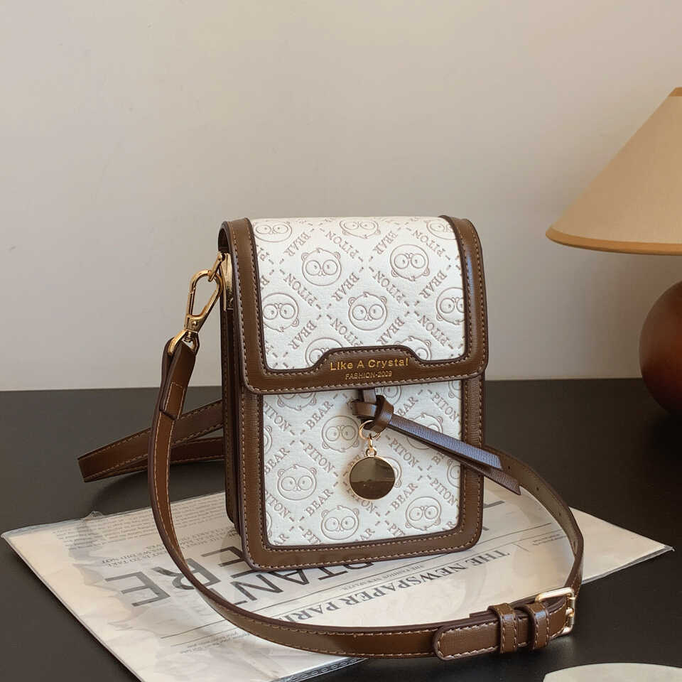 2024 nouveau sac à bandoulière pour téléphone portable pour femme, petit sac à bandoulière tendance et polyvalent, mini sac à main vertical léger