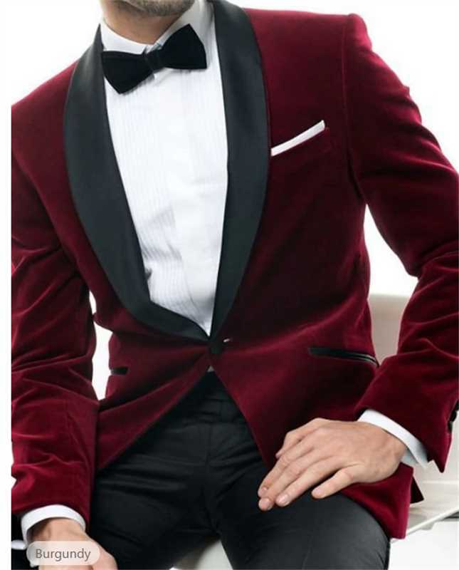 Neue, minimalistische Anzugjacke aus Samt für Herren_voghion.com