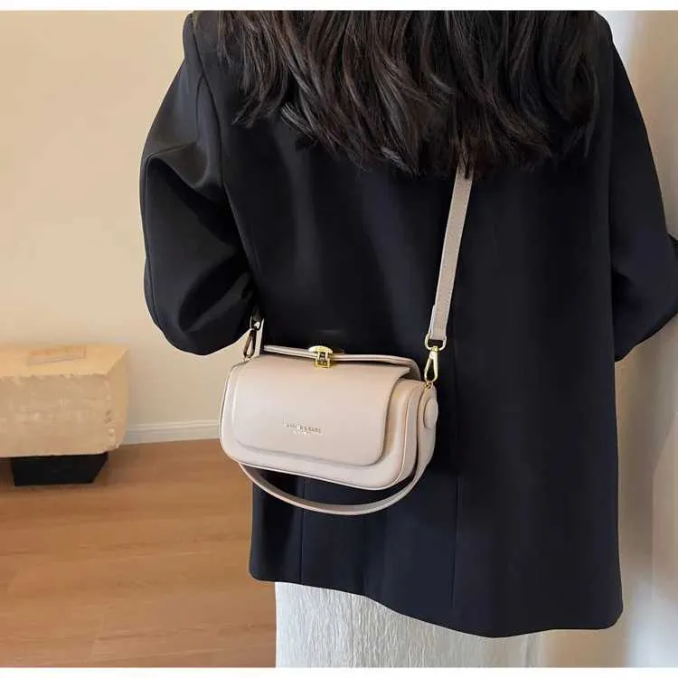 Fashionable and High-end Small Square for Women New Spring/summer Single Shoulder Bag Textured Crossbody Ba241217_voghion.com