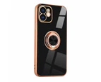 Luxury Shockproof Ring Case Stand Cover For Iphone 13 12 11 Pro Max Mini Black For IPhone 11 Pro_voghion.com