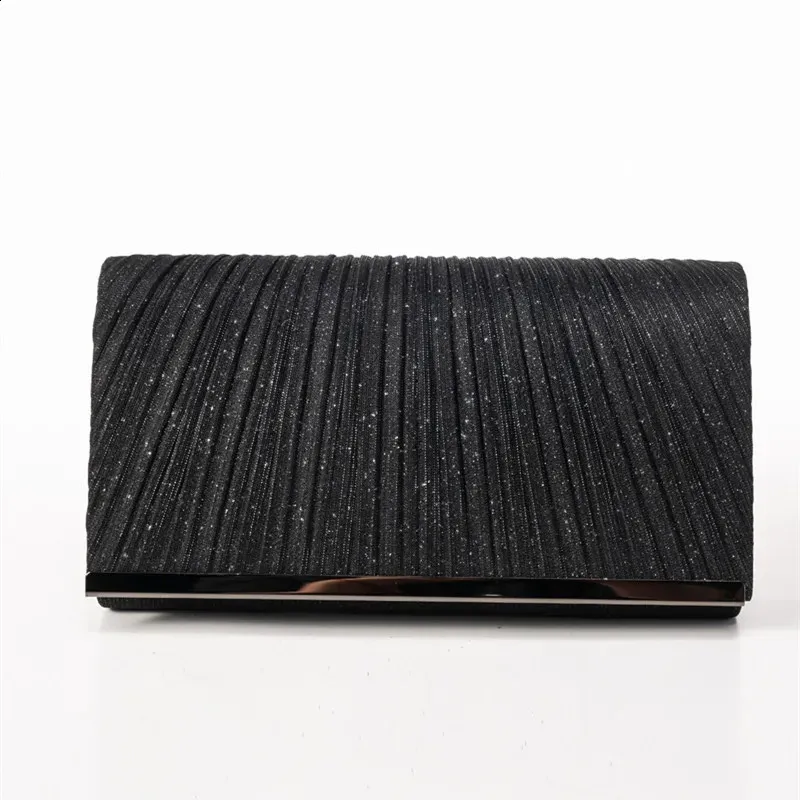 Pochette da sera da donna, borsa da sposa in cristallo, borsa da sposa con tracolla a catena, borsa a tracolla in paillettes color argento dorato_voghion.com