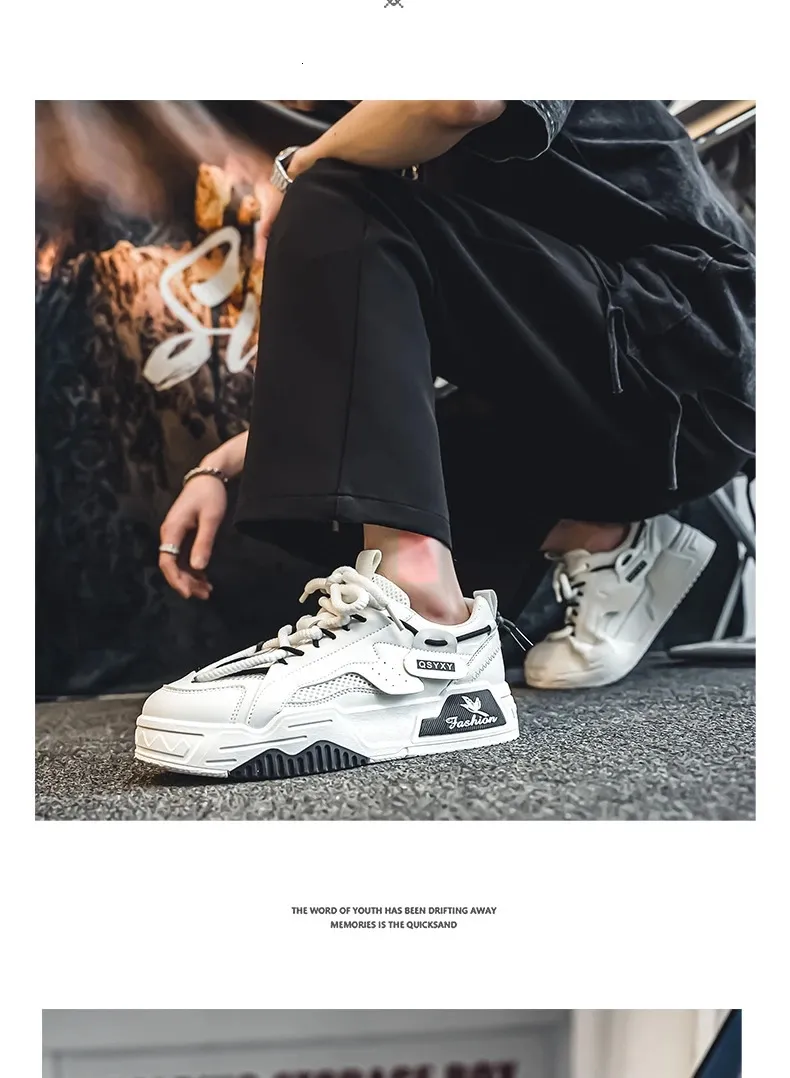 INS Løping Pustende Skateboarding Tunge og Komfortable Uformelle Tenis Mascuo Herre Sportssko 241007_voghion.com