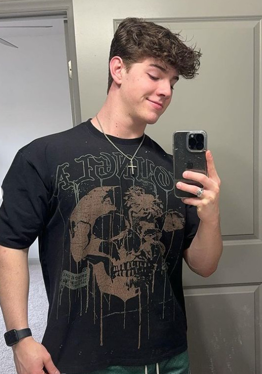 T-shirt d'été américain transfrontalier à manches courtes pour hommes, ample, 240 g, en coton, col rond, fitness, course à pied, sport, manches courtes_voghion.com