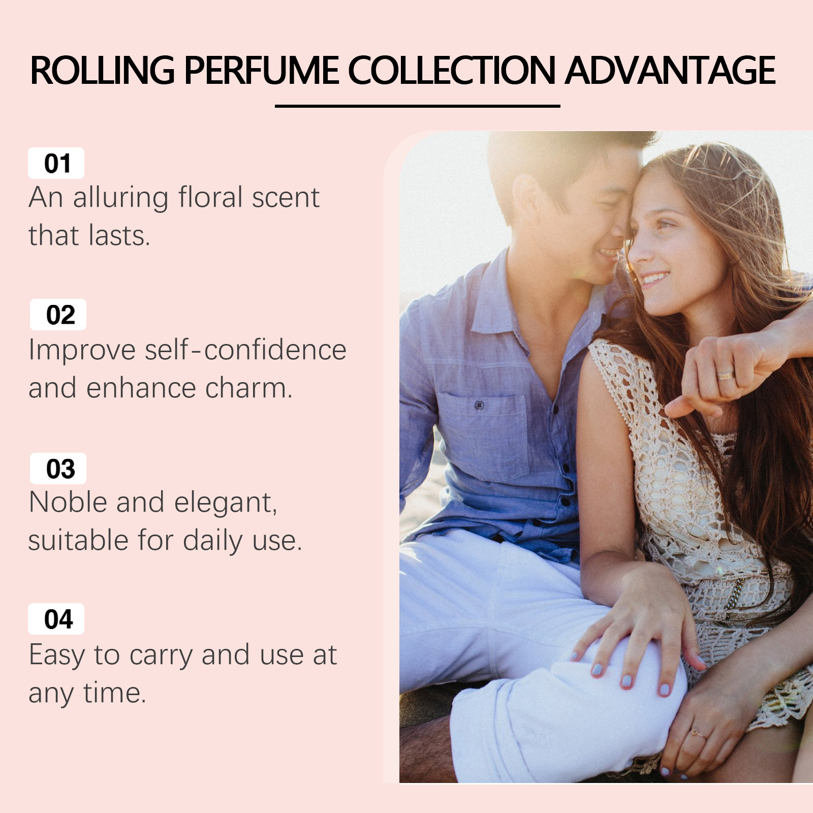Roxelis Rolling Eau De Toilette Flower Scent Long Lasting Fresh_voghion.com