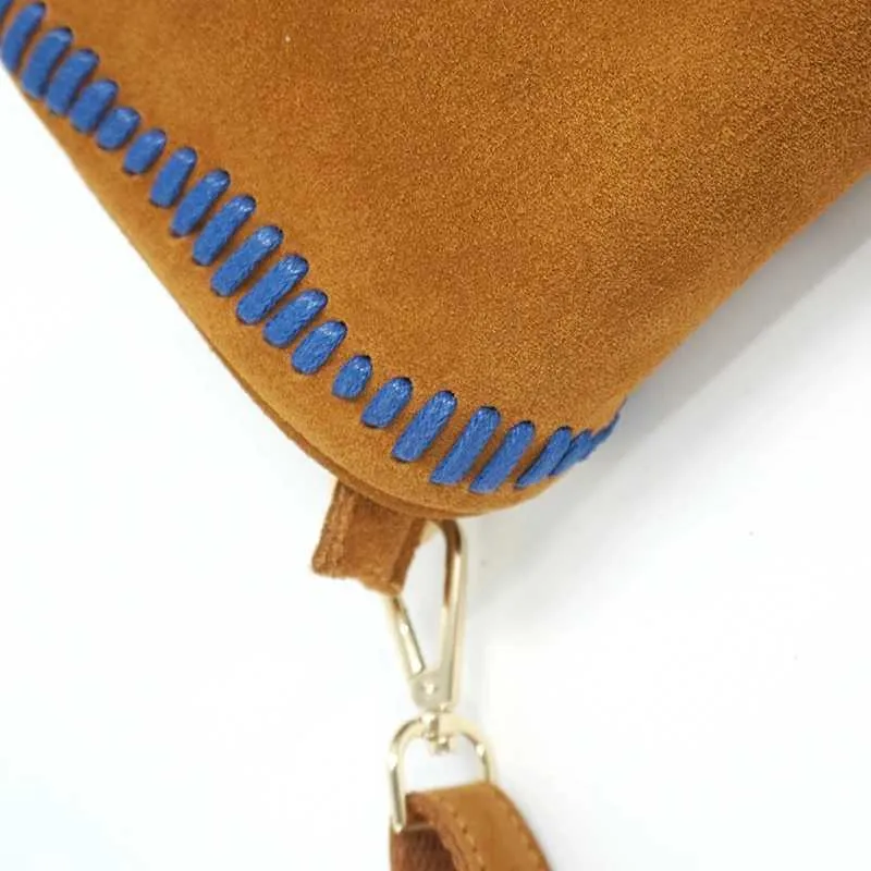 Sac à bandoulière en daim véritable et nubuck pour femme, sac à bandoulière latéral à franges, sac de créateur Za, taille moyenne, élégant au quotidien_voghion.com