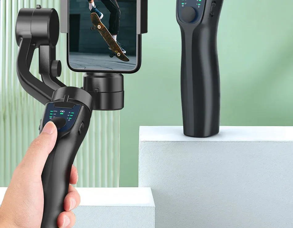 Support de téléphone portable à cardan 3 axes QAML F8, stabilisateur d'enregistrement vidéo anti-vibration pour smartphone 250417_voghion.com