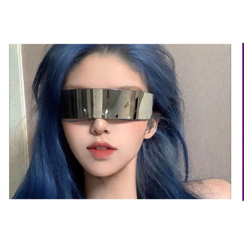 Occhiali da sole futuristici e tecnologici Sci-Fi Anti Light per uomo rossi_voghion.com