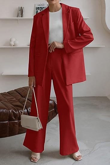 Professional Pant Suit For Women Elegant Office Trouser Set_voghion.com