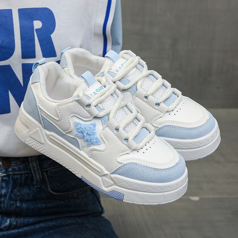 Star Little White Women New Edition Board pentru studenți primăvara și toamna cu fund gros casual sport la modă single_voghion.com