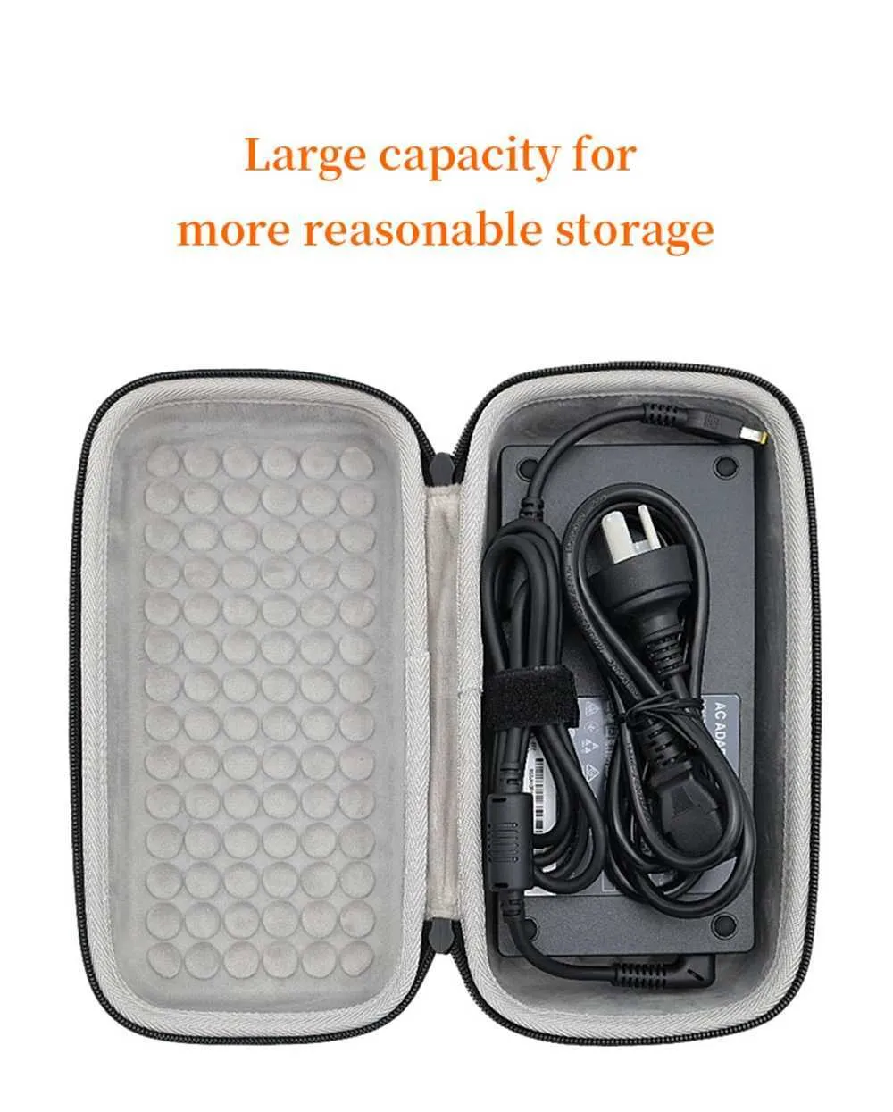 Harte EVA-Aufbewahrungstasche für Lenovo Legion R9000P Y7000P Power Box Tragbarer Laptop-Netzteil-TragetascheC24111_voghion.com