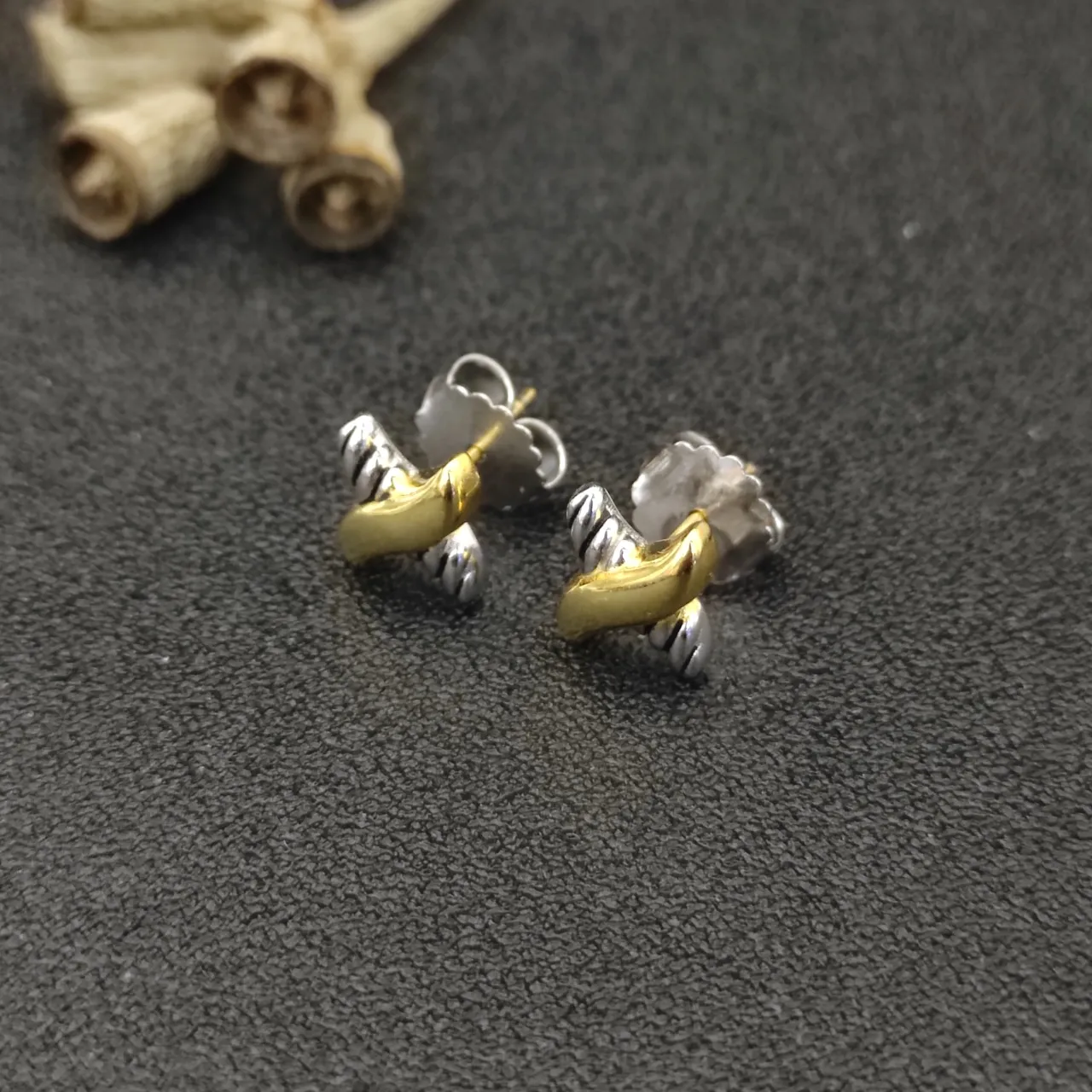 Y Hie Hoop Earrings Cross Designer Inspired David Jewelry Antique Brand French Clip Twisted Cable Wire Gift_voghion.com