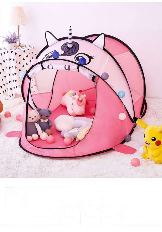 【 97% pozytywnych ocen】 Domek do zabawy dla dzieci do użytku wewnątrz i na zewnątrz, chłopcy i dziewczęta, księżniczka, mały pokój, zamek do zabawy, komar_voghion.com