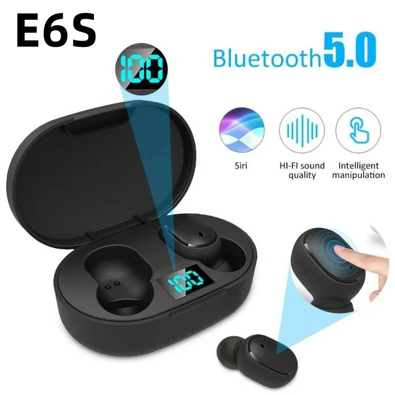 Écouteurs bluetooth sans fil avec réduction de bruit et écran led_voghion.com
