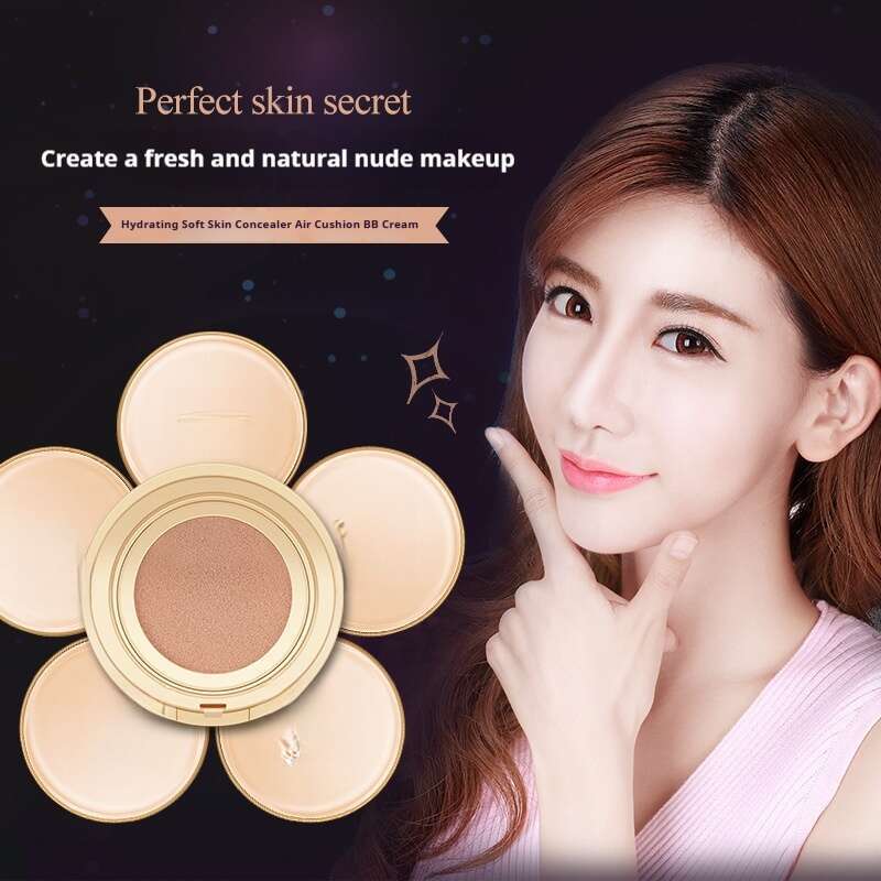 Air Cushion BB Cream Natural Concealer Back Nude Makeup Retouch Skin Tone_voghion.com