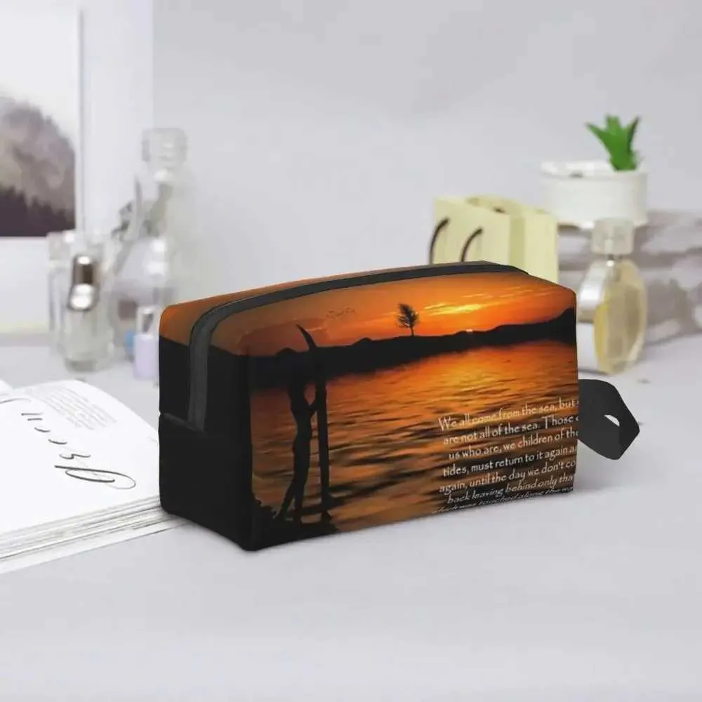 Born of the Sea - Borsa da viaggio per trucco da donna, organizer da toilette Y241023_voghion.com
