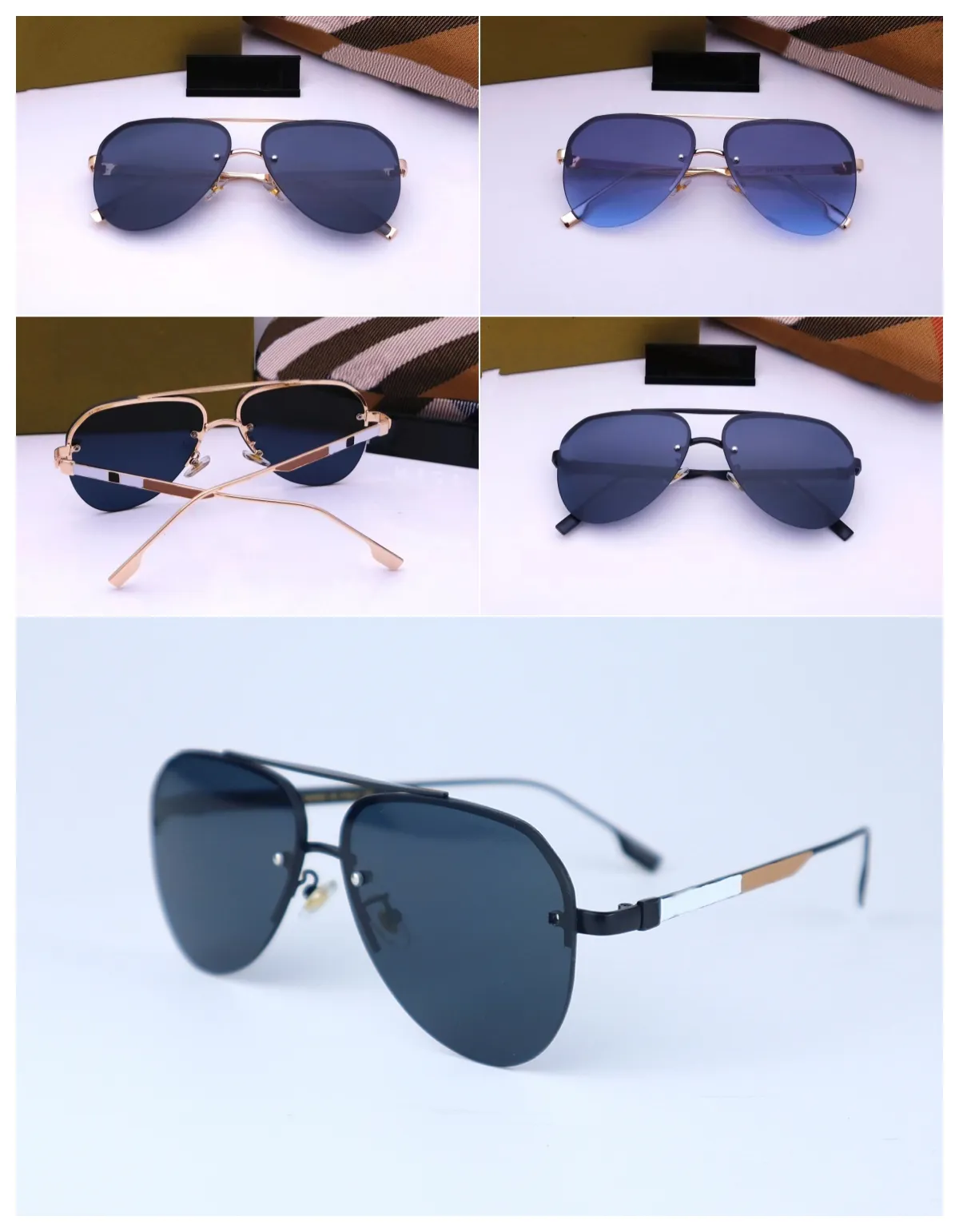 Óculos de sol de designer para homem e mulher estilo clássico_voghion.com