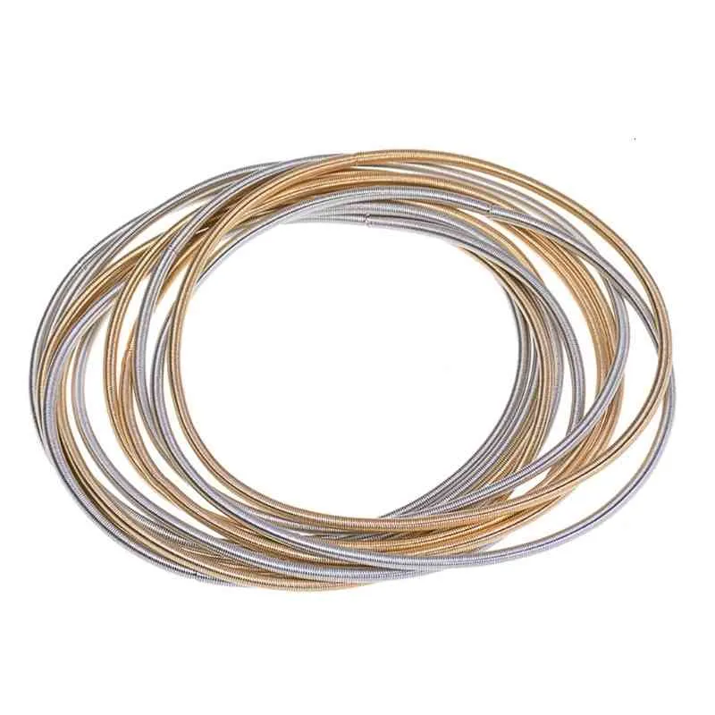 J60e Retrattile Filo di Acciaio al Carbonio Spirale Molla Bracciale Stringa Bobina Impilabile Fai da Te_voghion.com