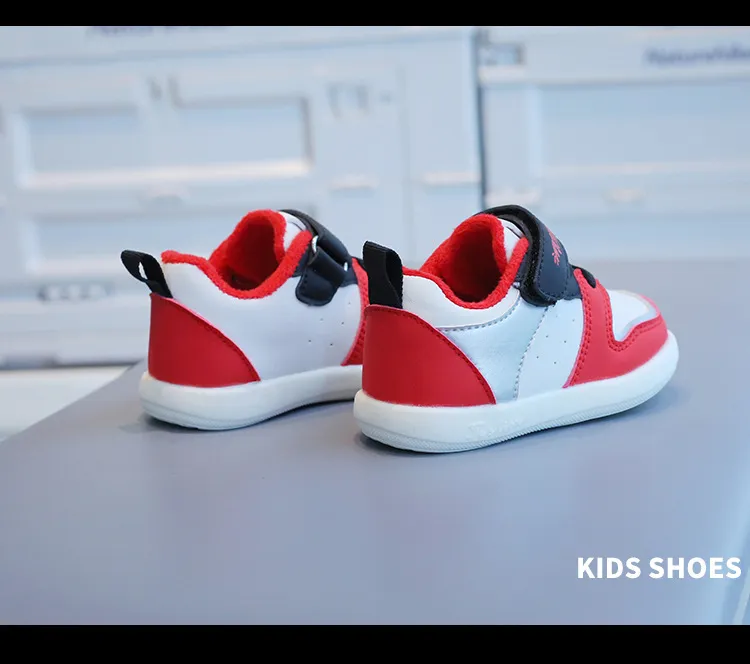 Småbarnssko Baby Barn Vinter Bomull Uformelle Sneakers Tykke Varme Sklisikre Første Steg Fottøy Treningssko For Gutter Jenter_voghion.com