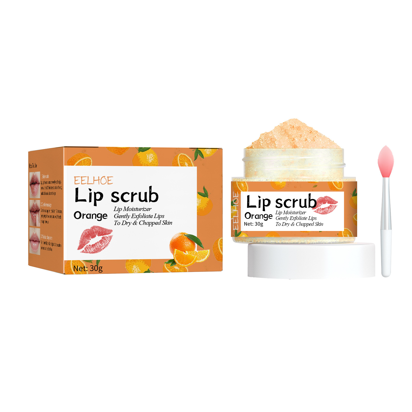 EELHOE lip scrub lips, prevents dryness cracks, moisturizes dead skin, and lightens corners of the lips_voghion.com