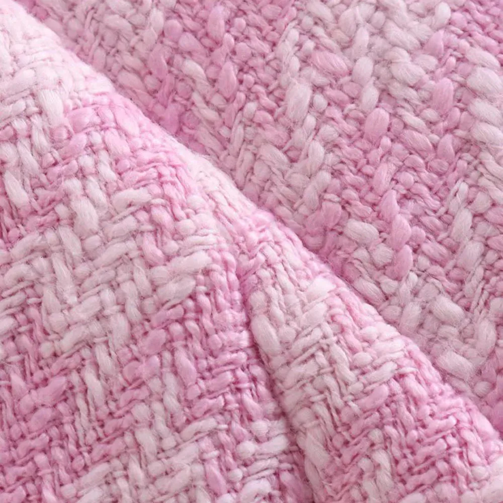 Two Piece Pink Mini Dress Designer Klacwaya Tweed Set 2-piece Fashionable Jacket Womens Shorts_voghion.com