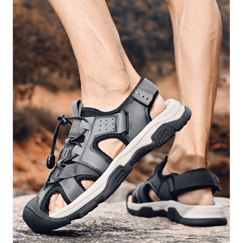 Sandal für Herr, Sommer, Wandern, Outdoor-Sport, Jugd, rutschfest, Deodorant, weiche Unterseite,_voghion.com