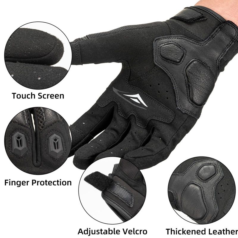 Guanti da moto invernali ROCKBROS, con funzione touch-screen_voghion.com