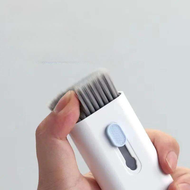 Set di spazzole per tastiera per computer multifunzione Seven In One, dispositivo per la pulizia e la rimozione della polvere degli auricolari Bluetooth, con_voghion.com