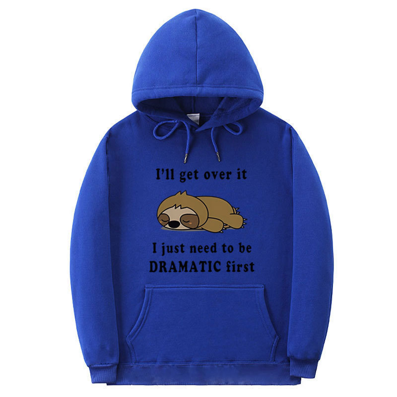 Abbigliamento maschile Felpa con cappuccio con stampa animalier alla moda per primavera e autunno Fondo a coste per uomo e donna, casual, sportivo, tendenza, tutto abbinato_voghion.com