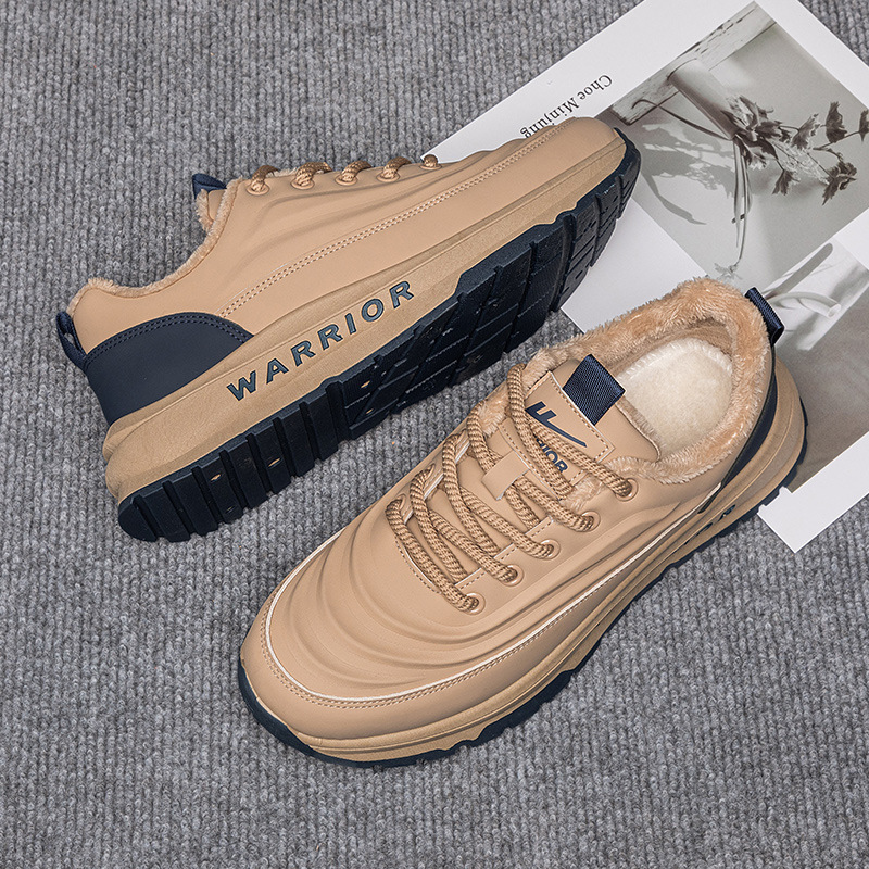 Cotton 2024 New Winter Men's Velvet Thickened Casual Running Sports Shoes _voghion.com