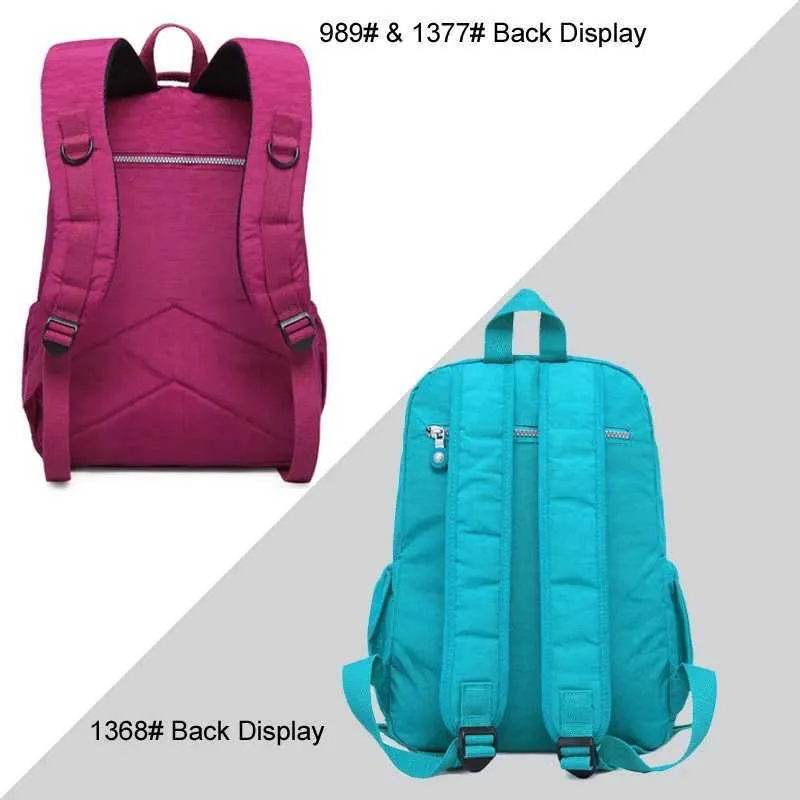 Mode skolryggsäck Student för tonårsflicka Pojke 2023 Reseryggsäckar Väska Dam Nylon Vattentät Laptopväska_voghion.com