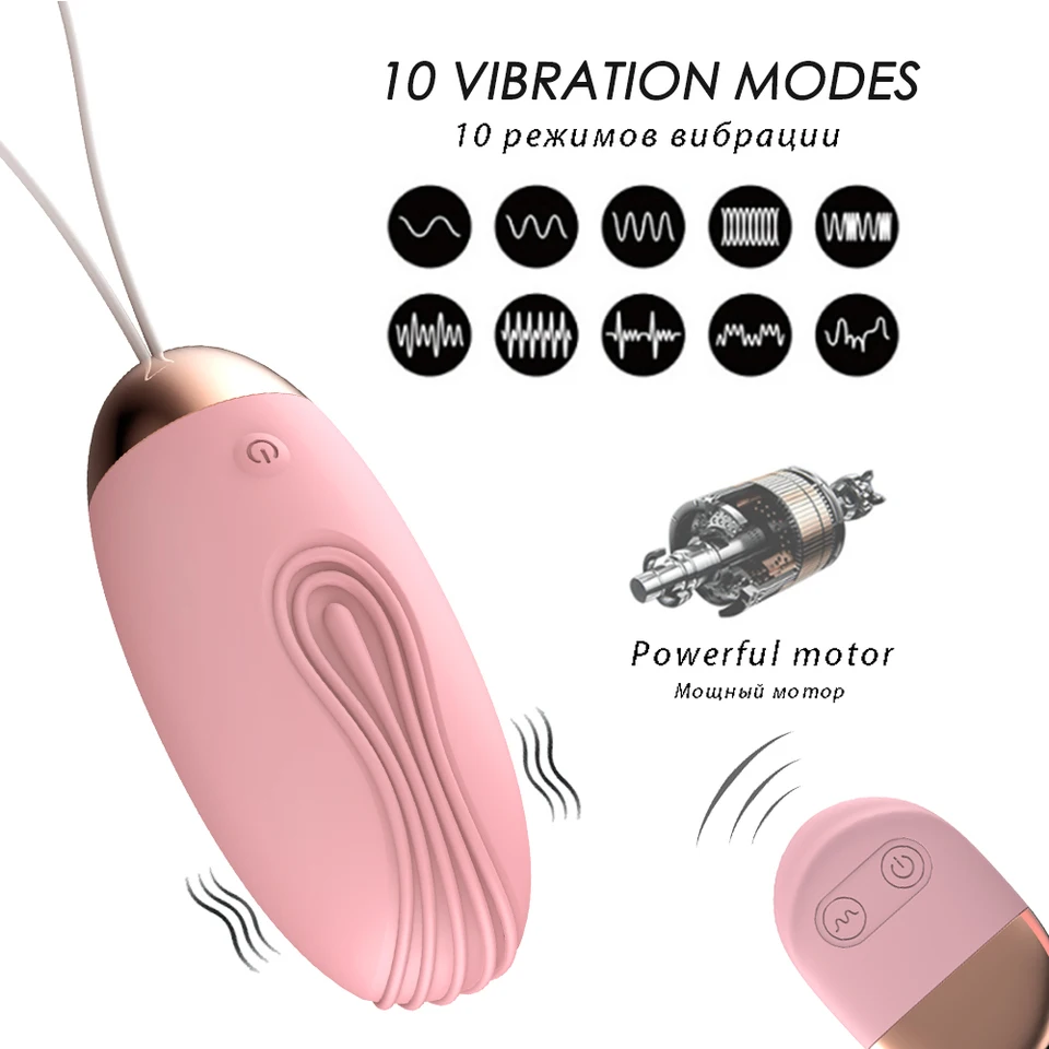 Vibrations-ei Mit Fernbedienung 10 Stufen Für Klitoris Stimulation_voghion.com