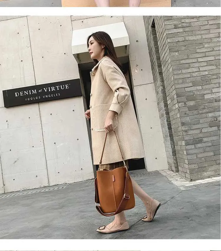 Nigedu borsa a secchiello grande designer borsa a spalla e tracolla_voghion.com