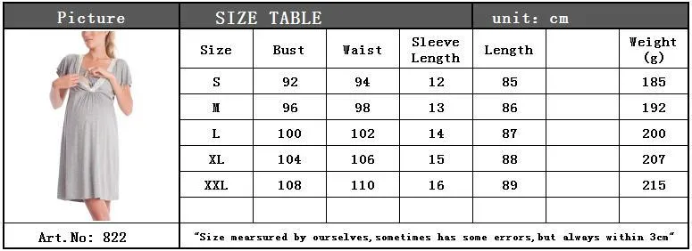 Pregnancy Nursing Clothes Women Lactation Maternity Dresses Clothing for Breastfeeding Pregnant Summer Dress_voghion.com
