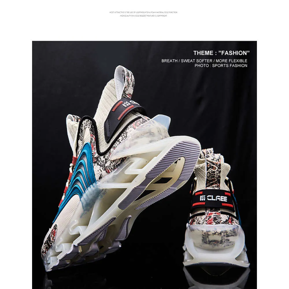 Heren Casual Nieuwe Mode Sport Lente Ademende Shark Blade Schoenen Heren Hoogwaardige Hardloopsneakers Lhshoe_voghion.com